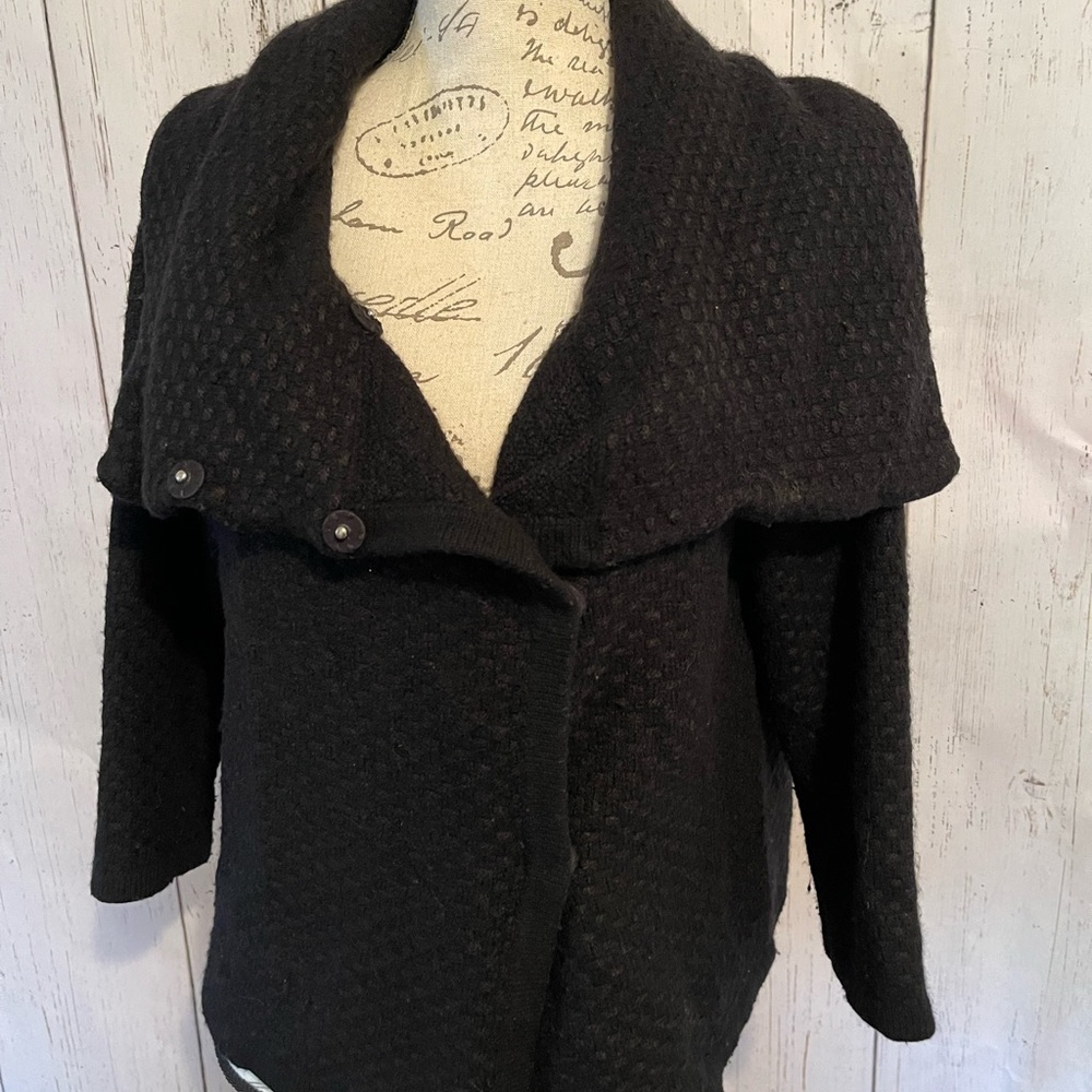 Banana Republic cashmere blend sweater jacket